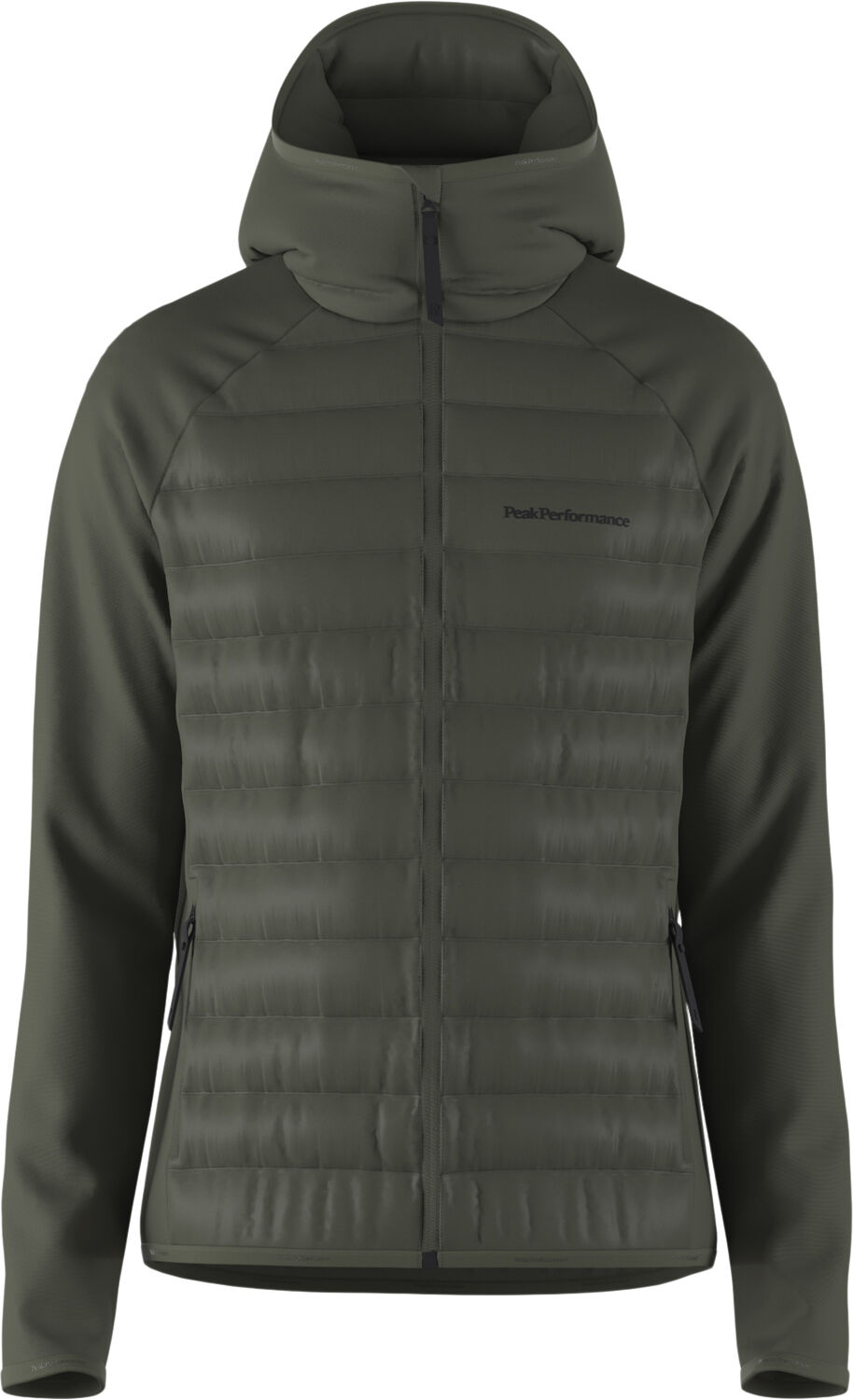 M Down Hybrid Hood Jacket-PINE NEED