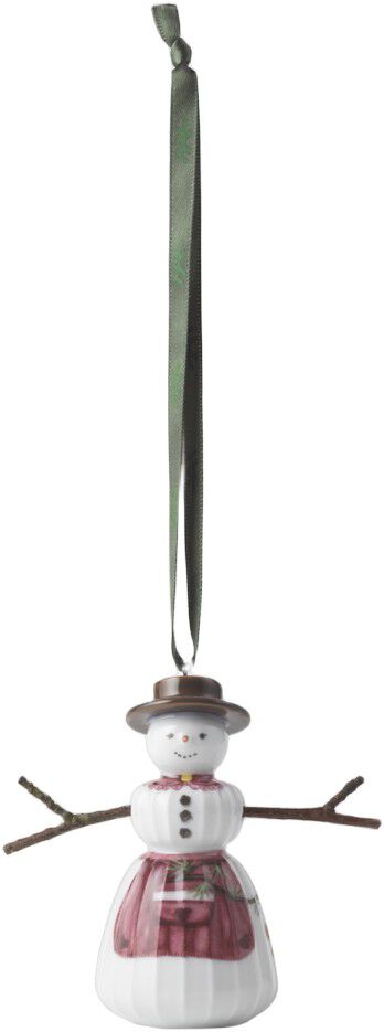Hammersh&oslash;i Christmas Sn&oslash;kone hengende H9 hvit m. deko