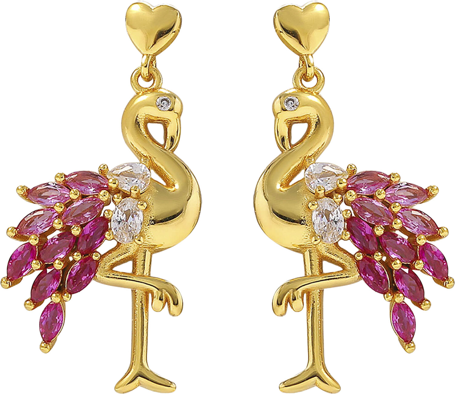 Pink flamingo &oslash;reringe