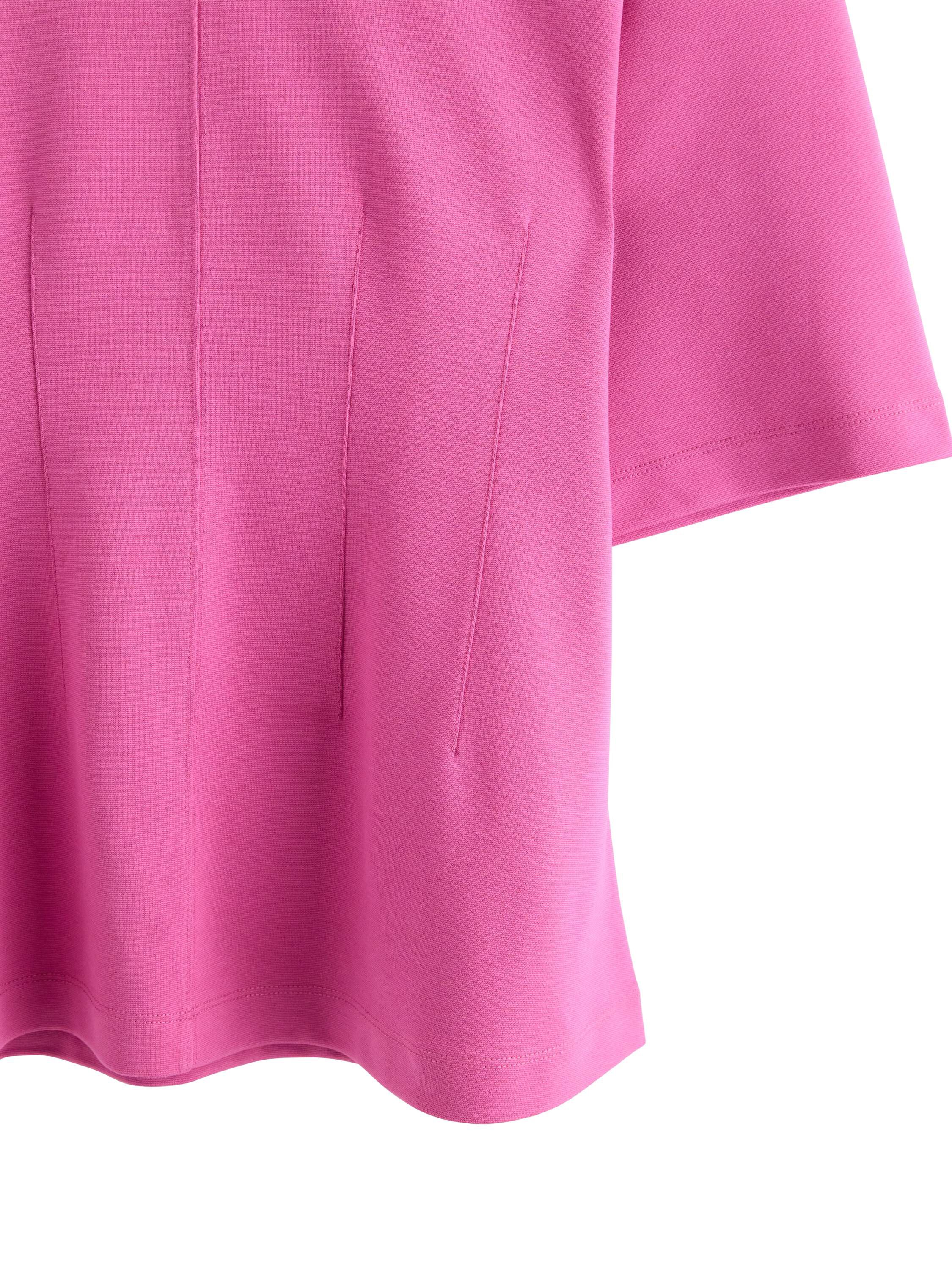 Peplumtopp i mjuk viskos med figurn