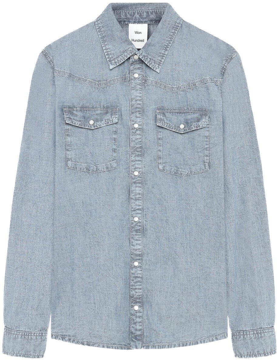 Alfred Washed Blue Shirt