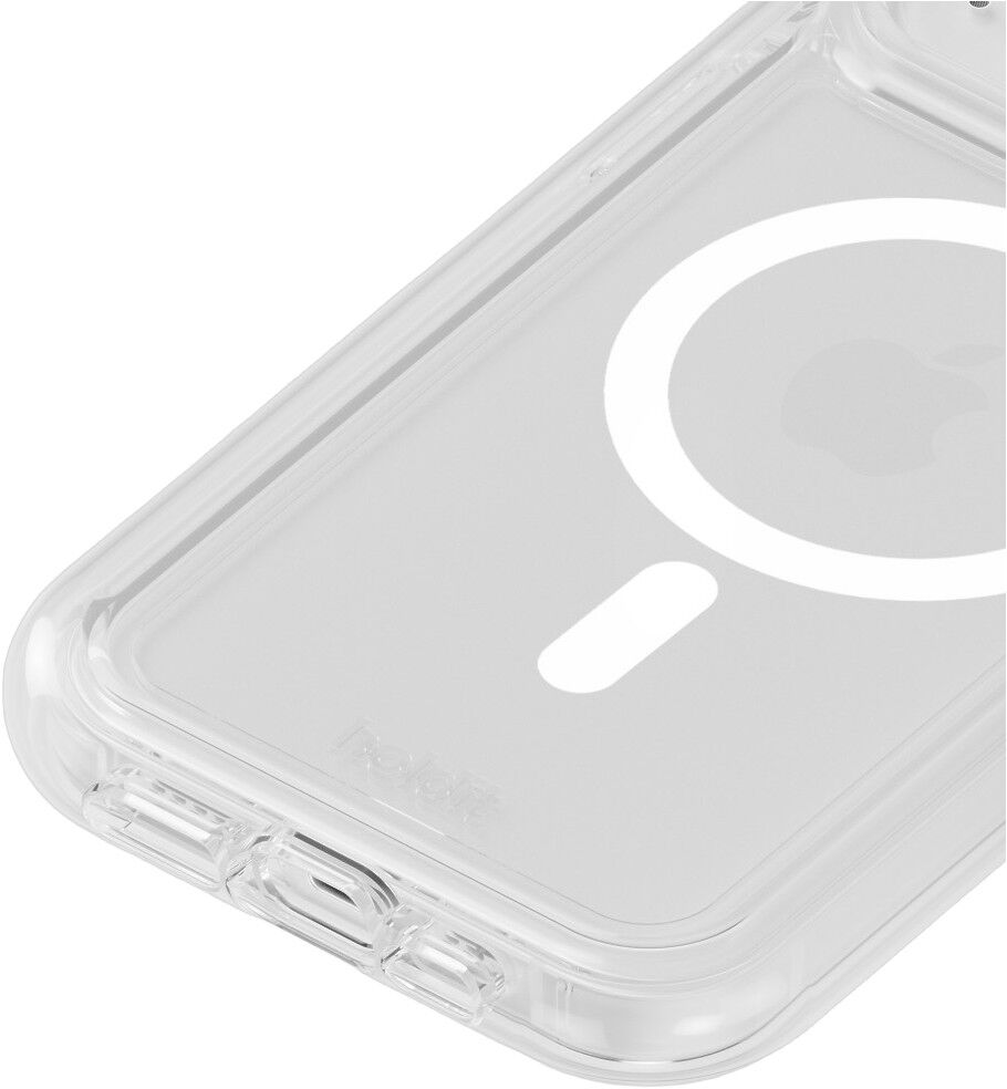 Chunky Case MagSafe Compatible iPhone 17e/16e/15/14/13 White/Transpare