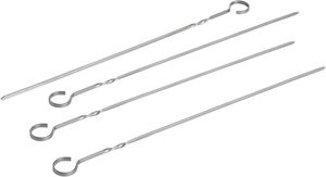 Outdoor Market BBQ Skewer - Set of 4 - Stainless steel