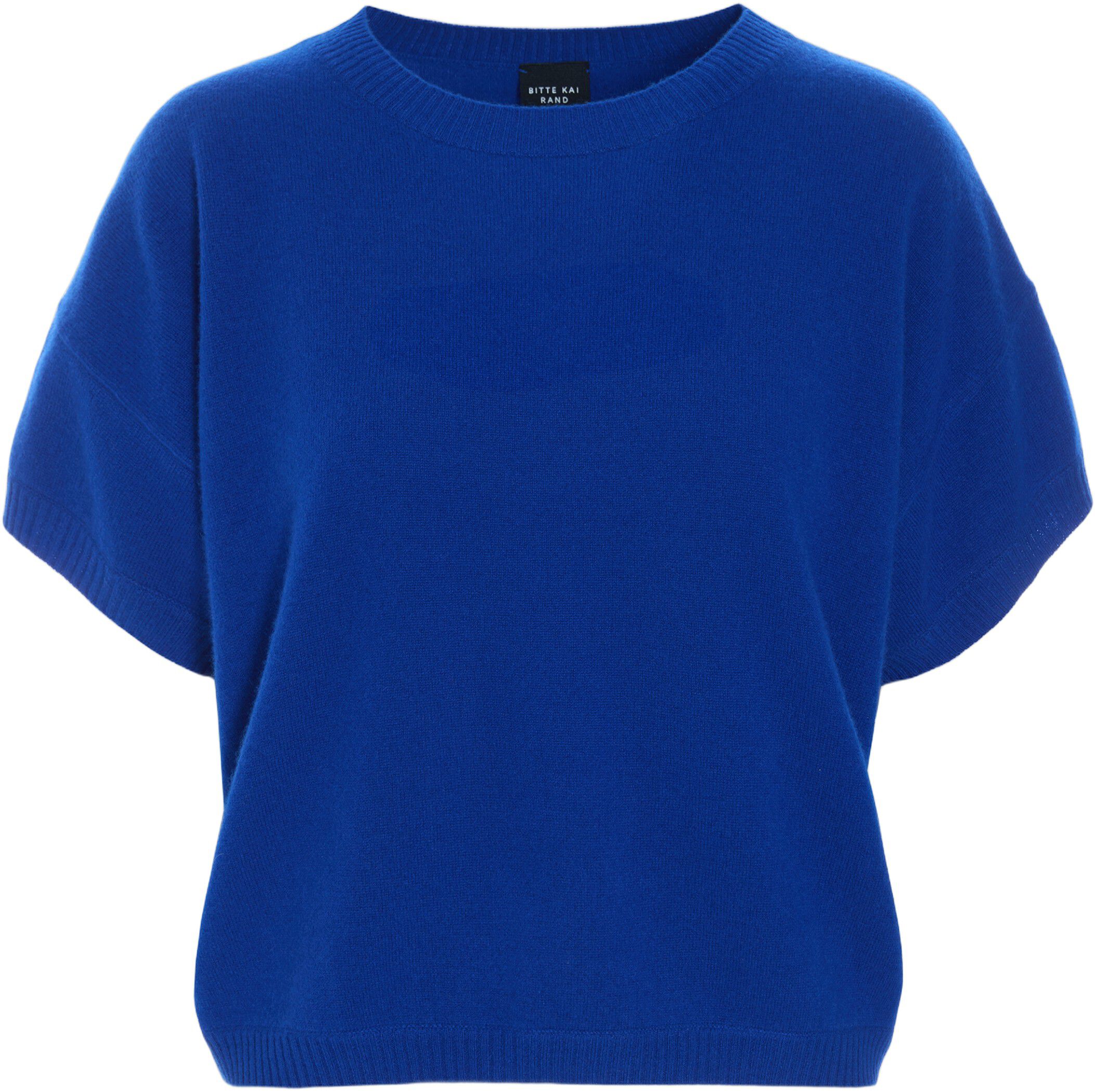 Cloud cashmere kort&aelig;rmet bluse