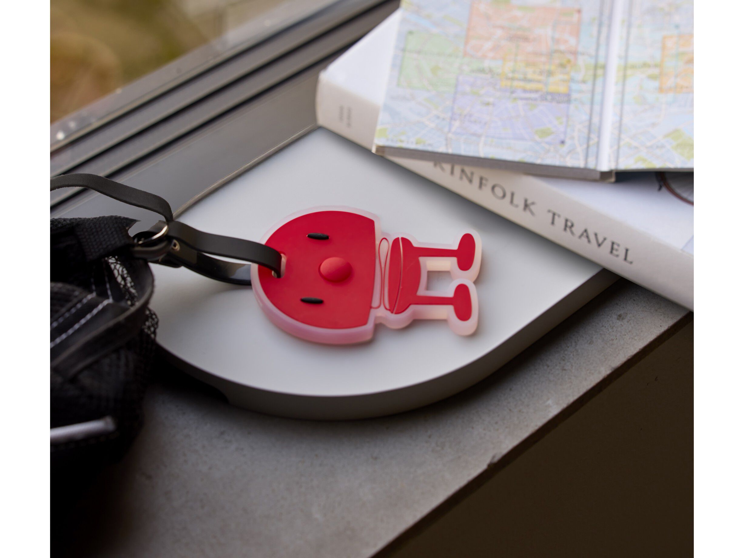 Hoptimist Bag tag Red