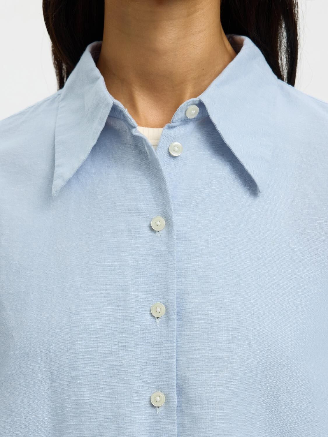 Slwcleo Oversize Linen Blend Shirt Noos
