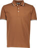 Polo shirt w. contrast piping