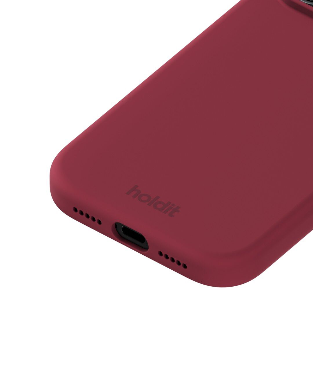 Silicone Case iPhone 17 Pro Max Red Velvet
