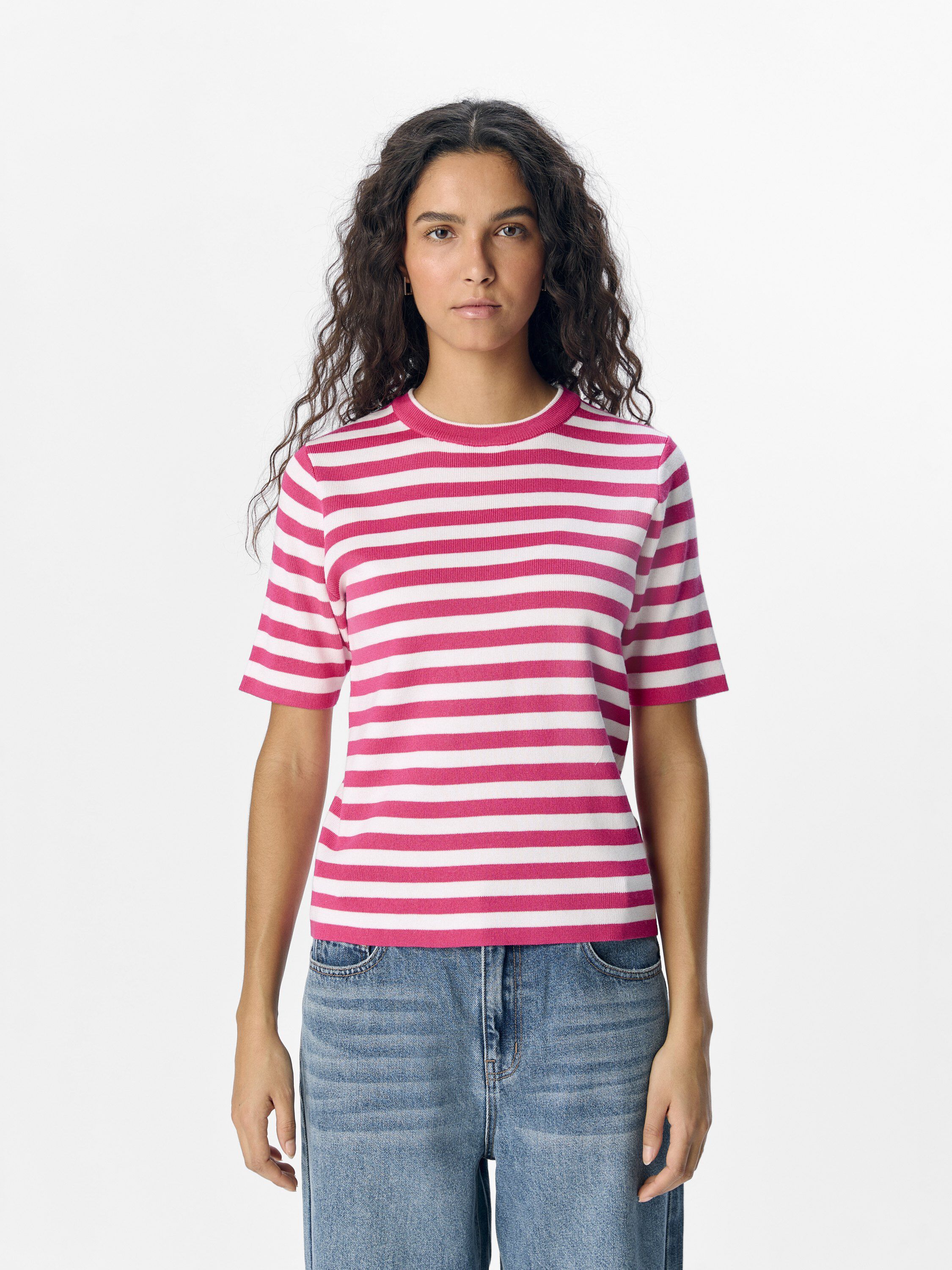 OBJESTER S/S NEW KNIT PULLOVER NOOS