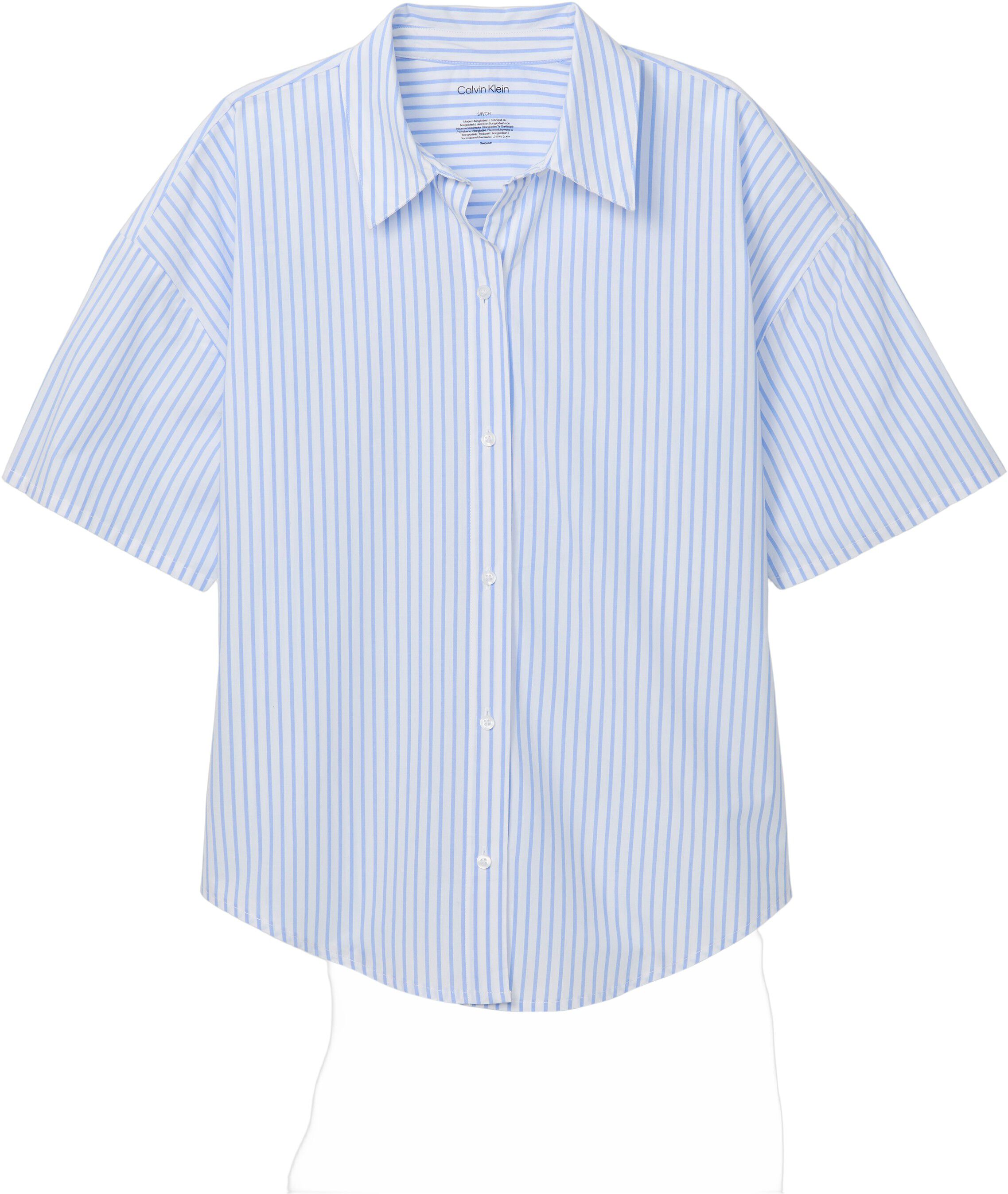 RELAXED POPLIN SS SHIRT