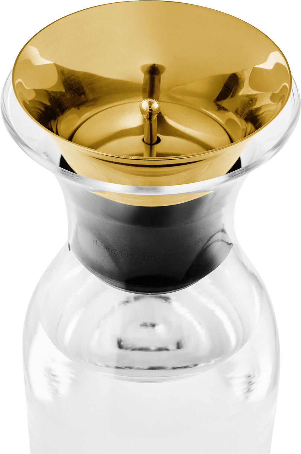 K&oslash;leskabs karaffel 1,0 l vippel&aring;g messing