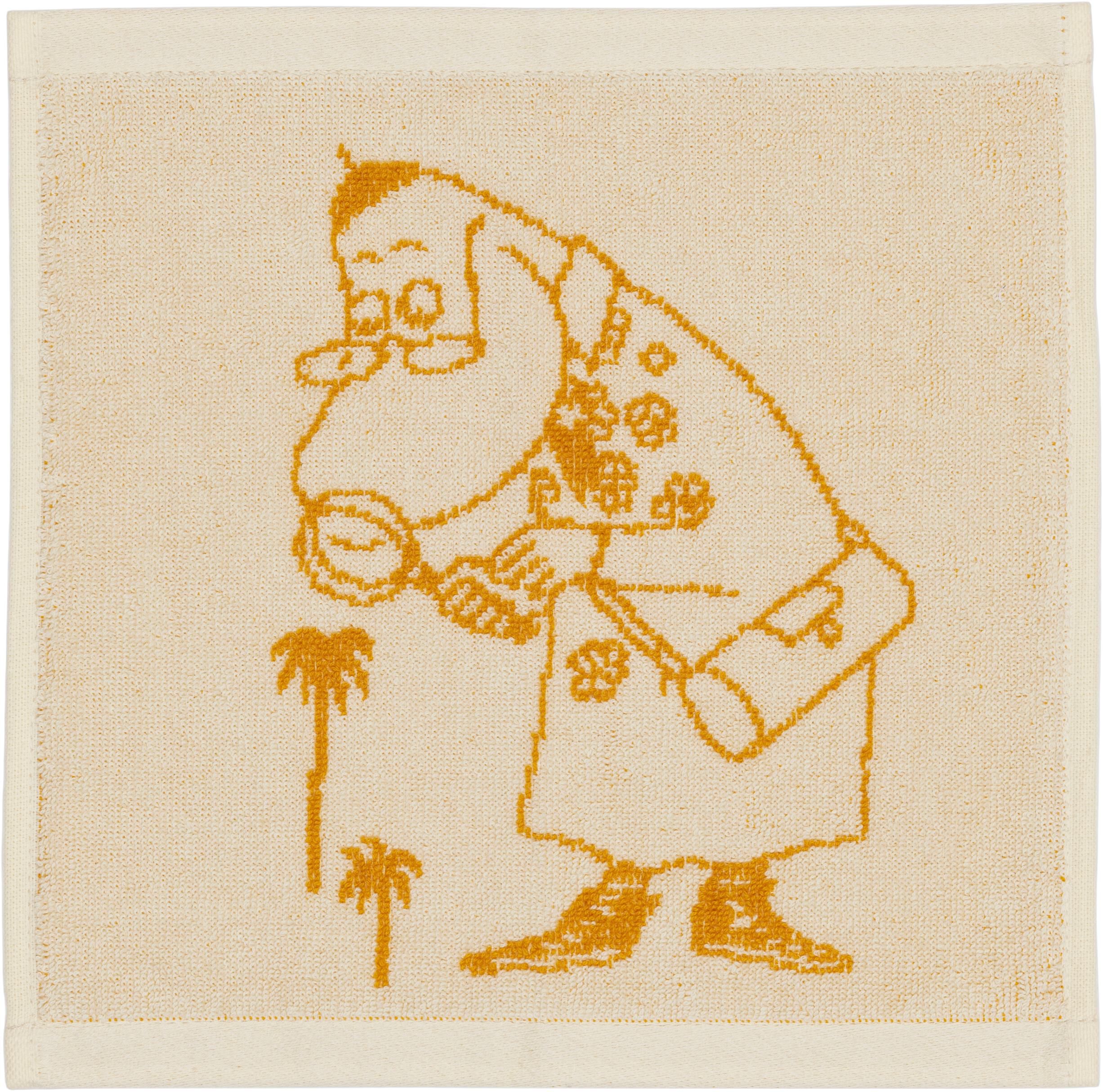 Moomin H&aring;ndkl&aelig;de 25x25 okker