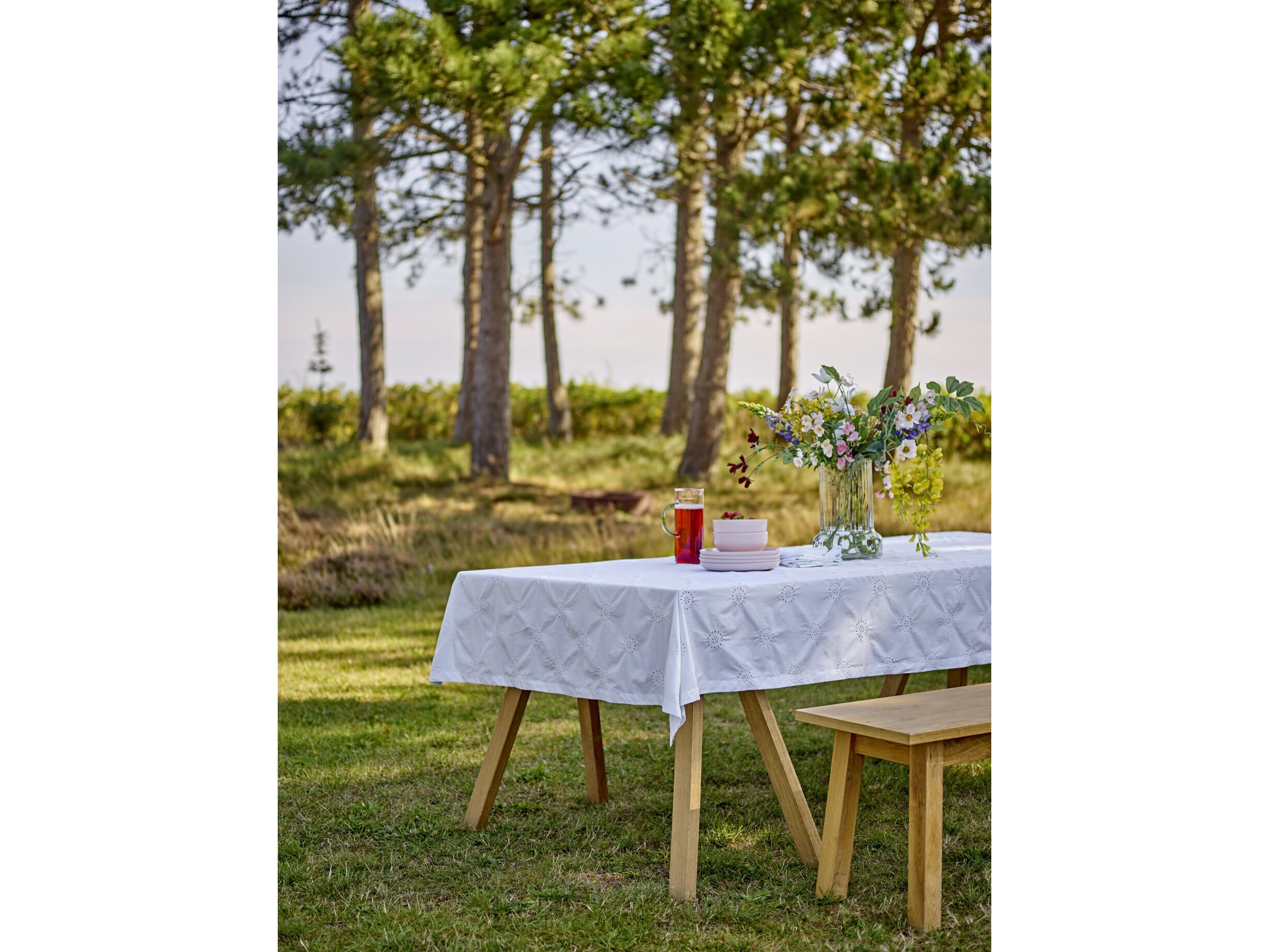 Duk 140 x 220 cm Daydream White