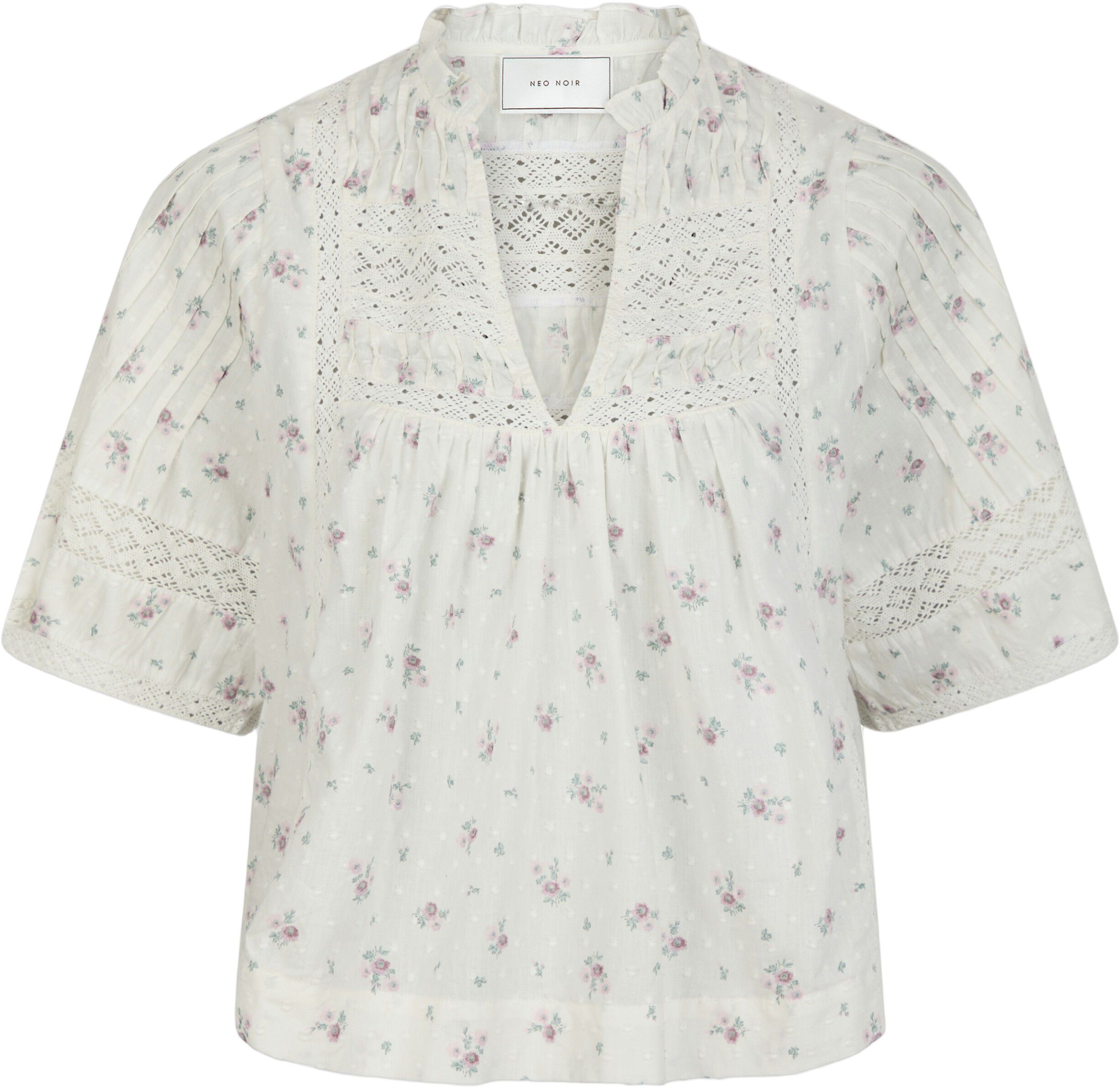 Siama Dobby Flower Blouse