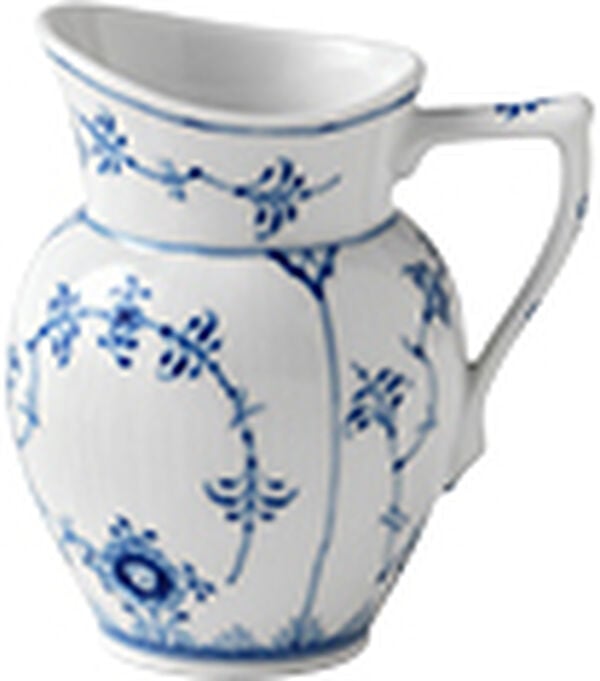 Musselmalet Riflet 8 cl. flødekande