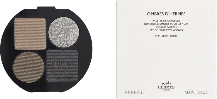 Ombres d'Hermès, powder quartet for the eyes refill, Ombres Fumées
