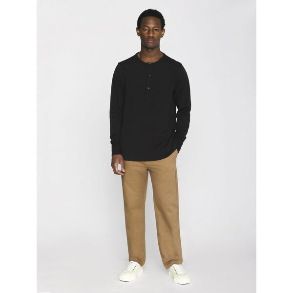 BO long sleeve henley - GOTS/Vegan