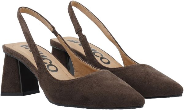 BIAMARALYN Slingback Faux Suede