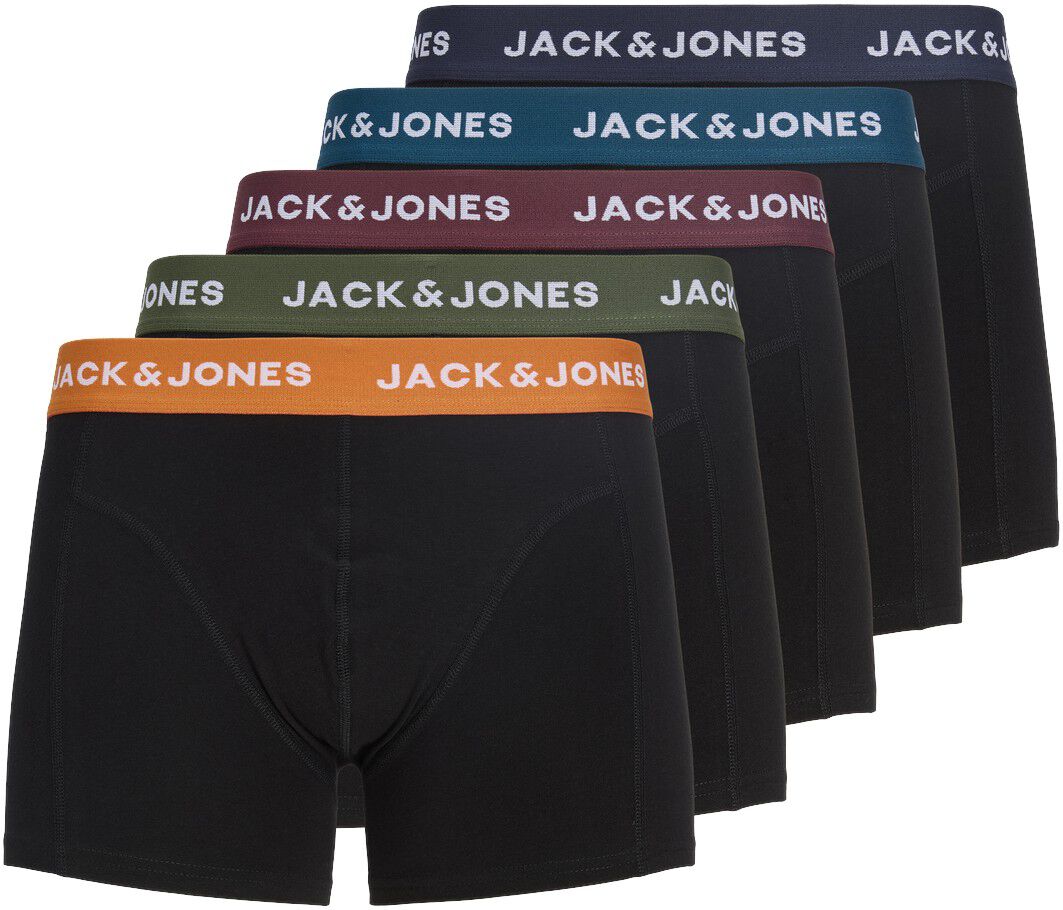 Jacoliver Solid Trunks 5 Pack Box