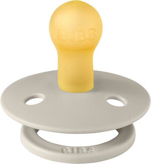 BIBS Pacifier Studio Colour Block Latex Size 1 Sand/Ivory