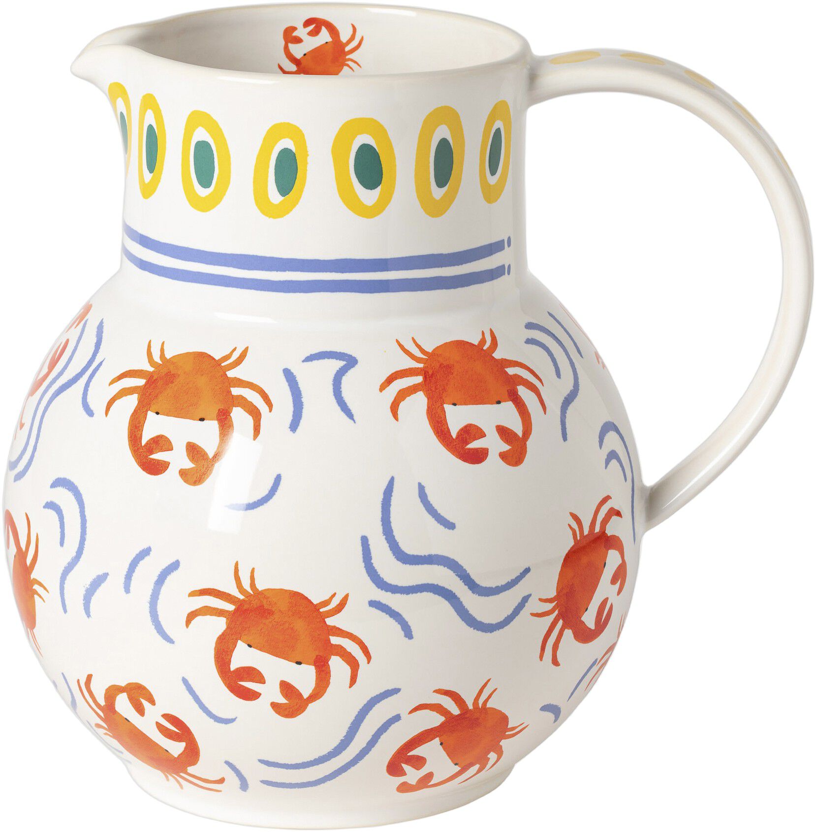 Kanne Bliss 595 cl x 28. 6 x 26. 8 cm Bl&aring;/Koral/Rosa/Gr&oslash;nn Ker