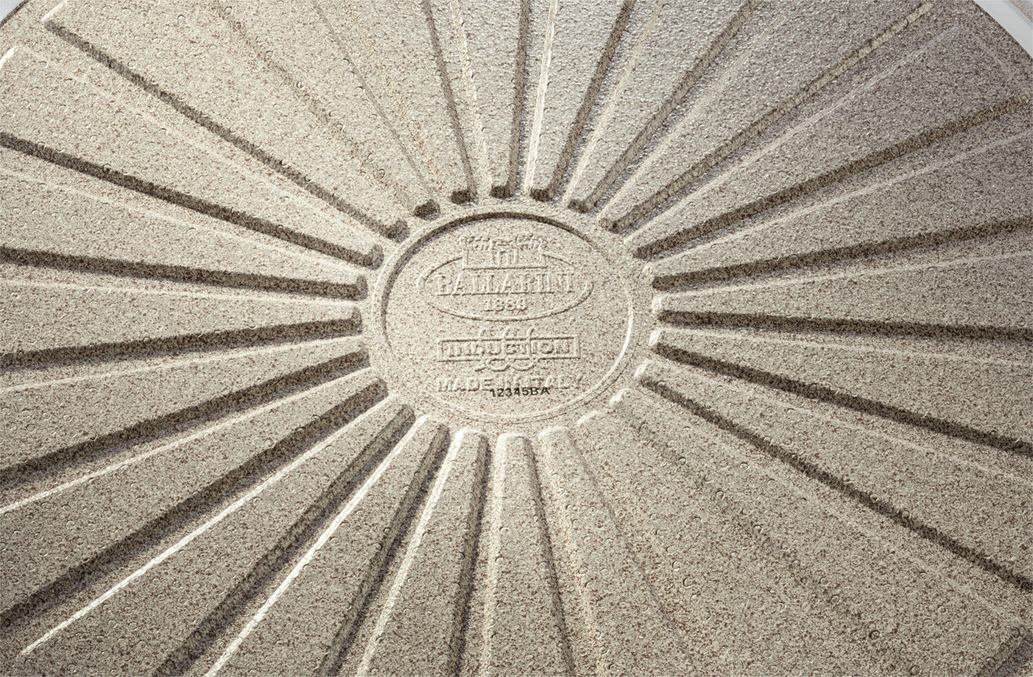 Ledro Stegepande 28 Beige Rund Alu