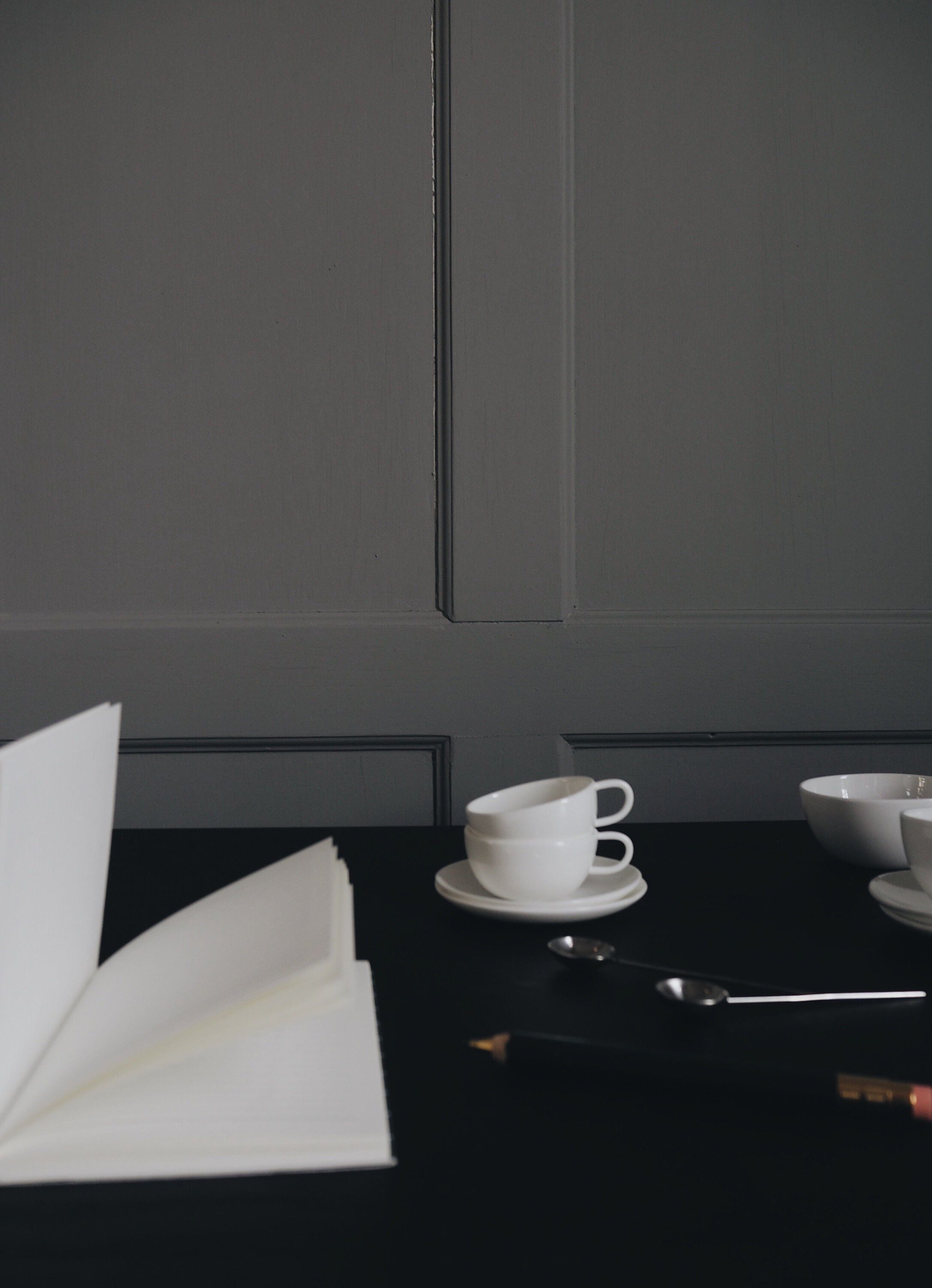 UMA notebook, flat lay binding