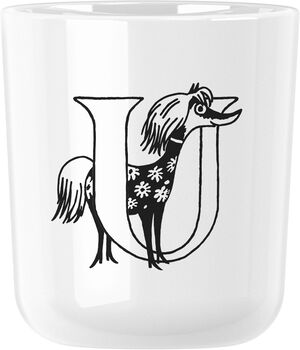 Moomin ABC kopp - U 0.2 l. Moomin white
