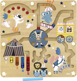 Vilac - Aktivitetsplade med magneter - Cirkus af Michelle Ca