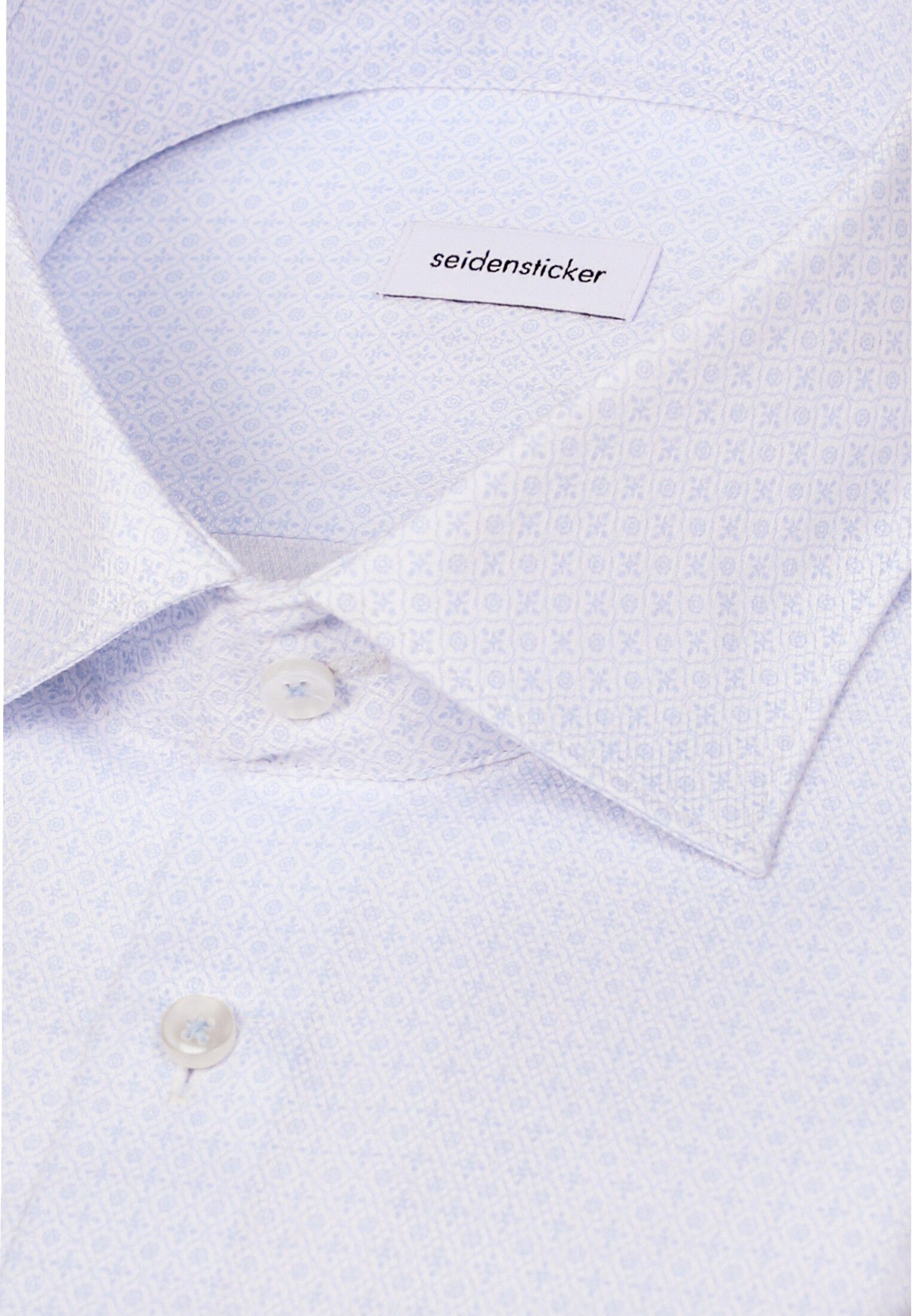 Business shirt Slim 1/1 Kent-Collar Print