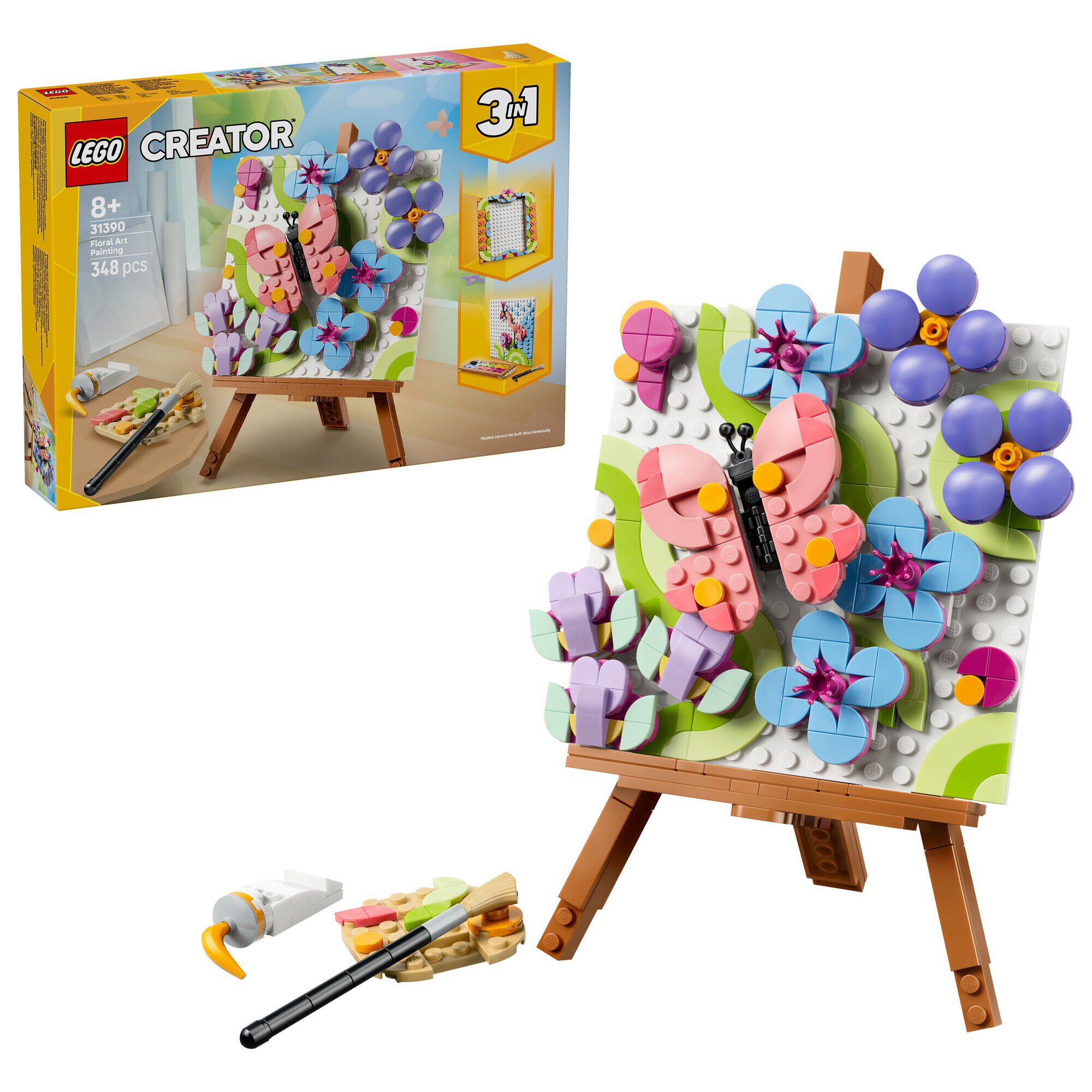 Blomsterpynt - Kunstmaleri 31390
