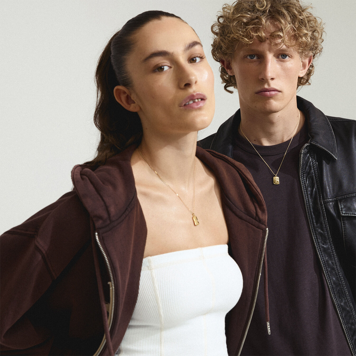 ARIES recycled Zodiac Sign necklace, gold-plated