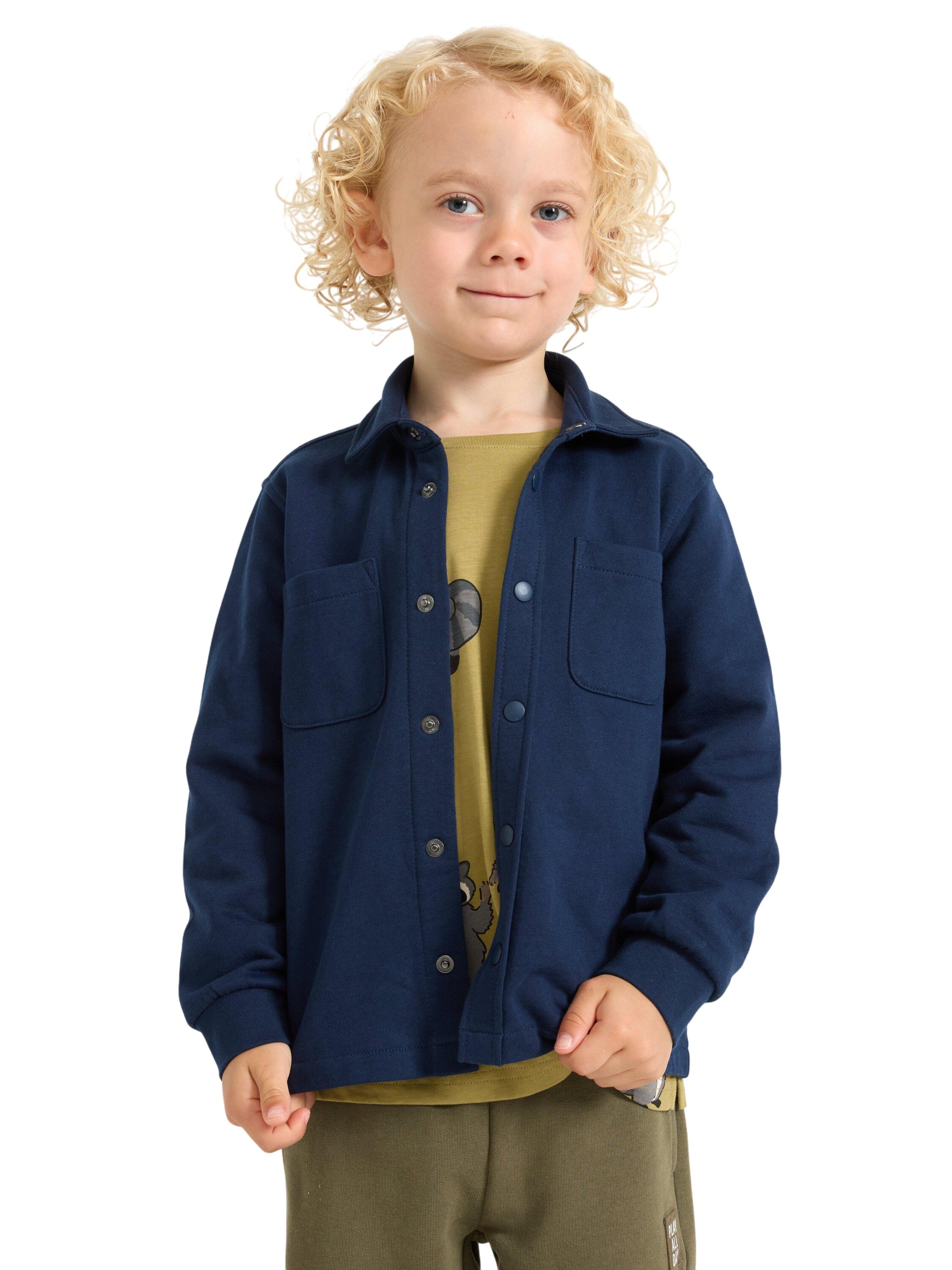 Soft overshirt in cotton jersey ble