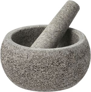 Morter med pistill Dia. 16 x 8 cm Granitt