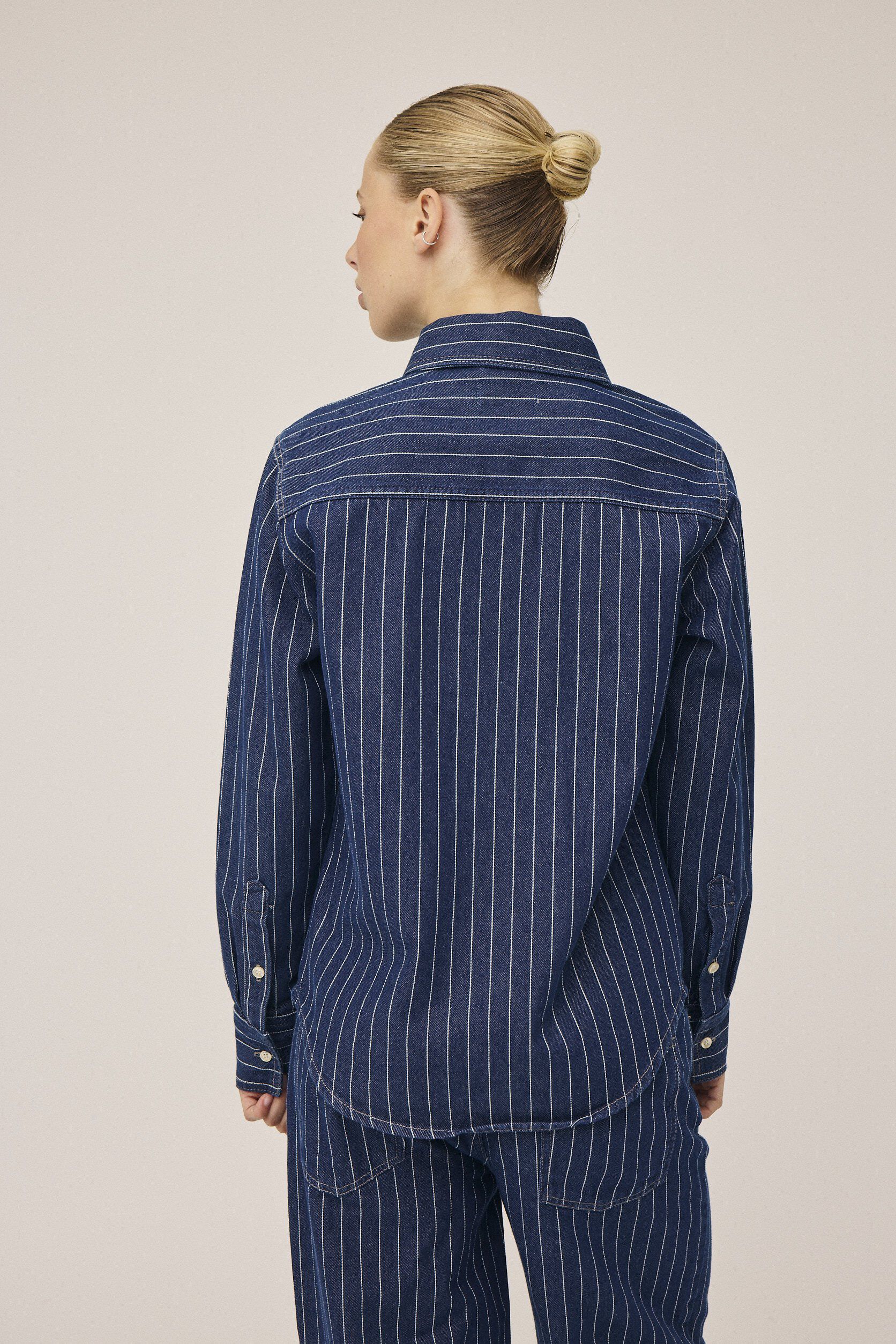 Cleo 16 Denimskjorte - 100% &Oslash;kologisk bomuld GOTS