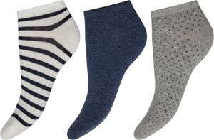 DECOY 3-pack sneaker sock cott