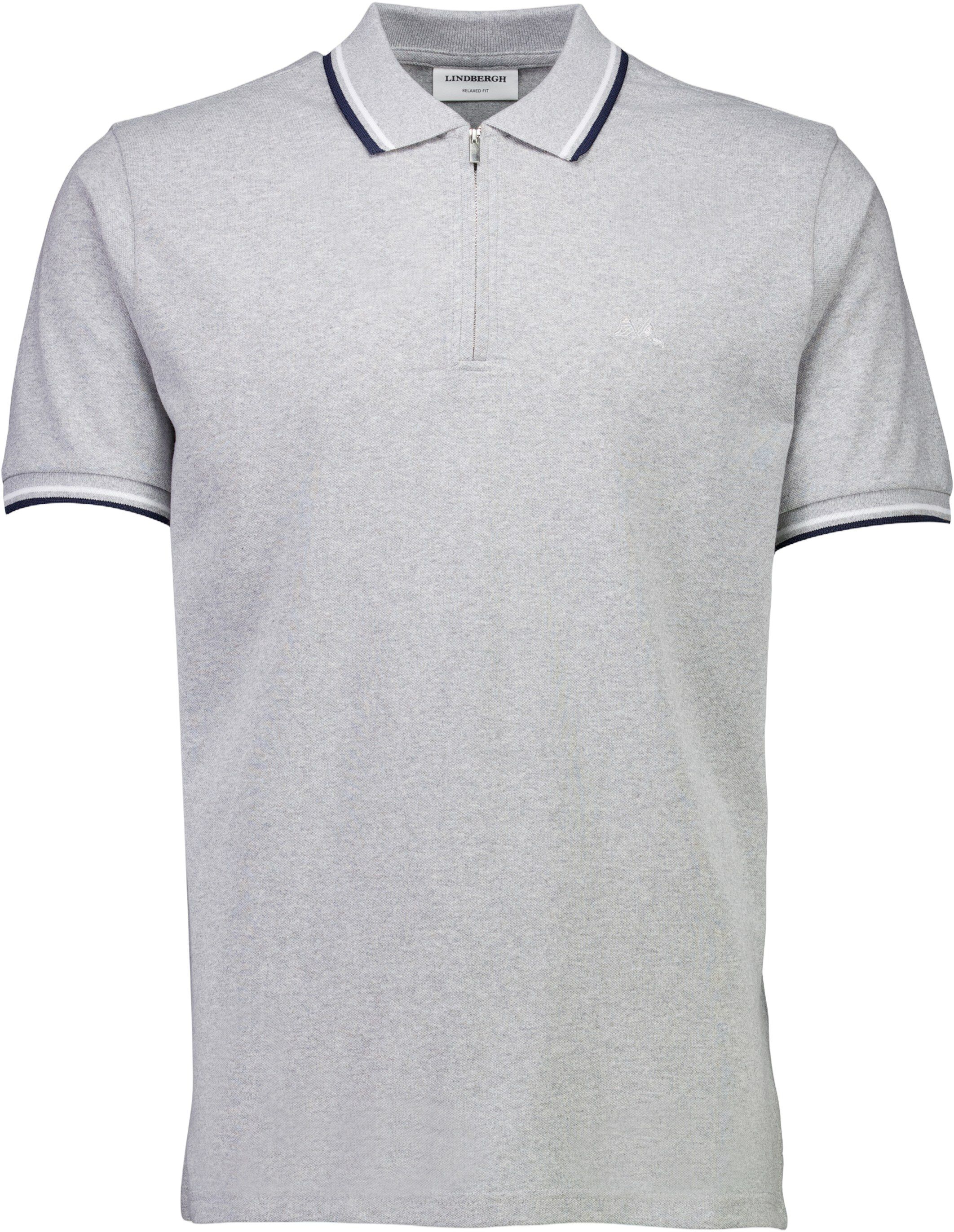 Polo shirt with zip recycled