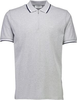 Polo shirt with zip recycled