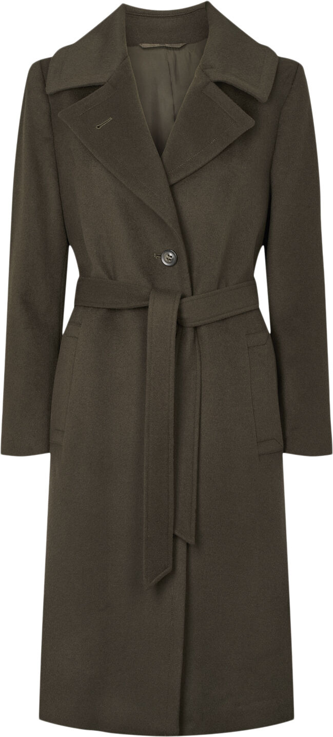 Cashmere Coat W - Clareta Belt Midi