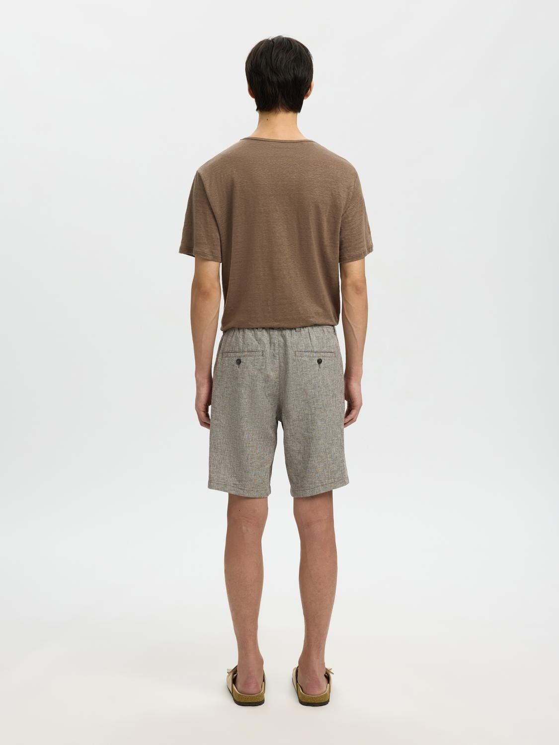 Slmregular-Brody Linen Bld Shorts Noos