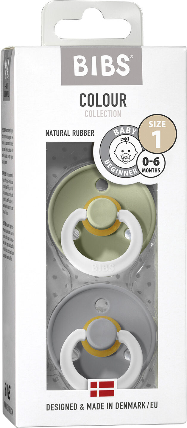 BIBS Colour 2 PACK Blush NIGHT/Vanilla NIGHT