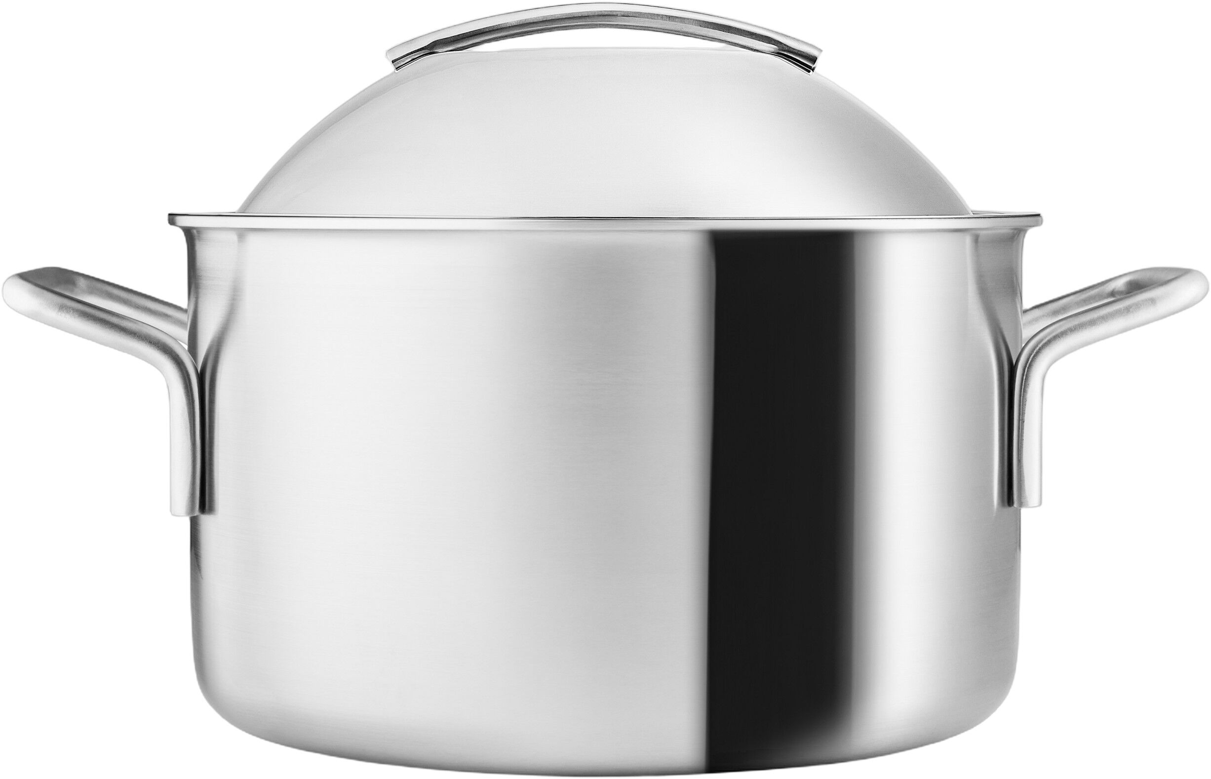Kuppellokk 24 cm rustfritt st&aring;l