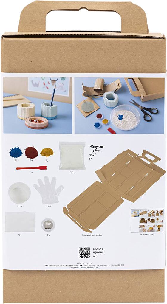 DIY Kit St&oslash;bning, Beholdere