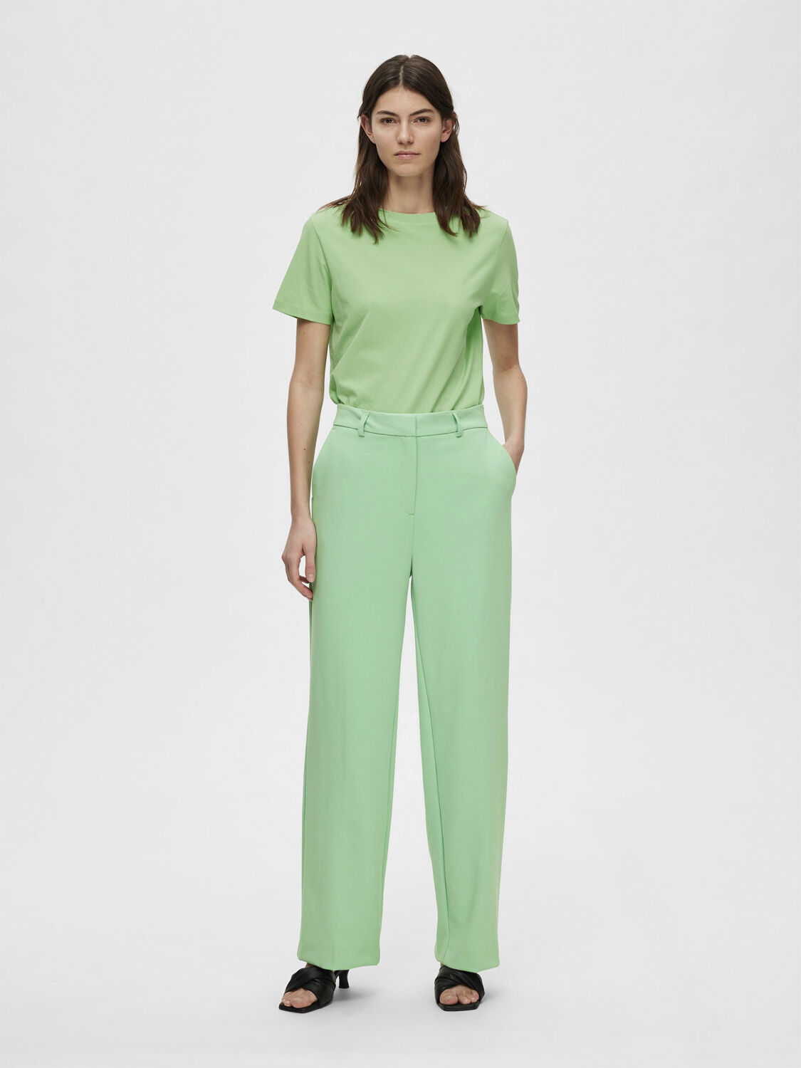 Slfmyessential Ss O-Neck Tee Noos