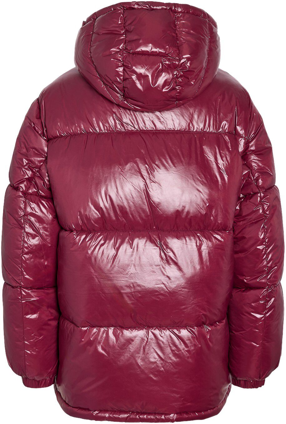 Nmallie Shiny Hood Long Jacket
