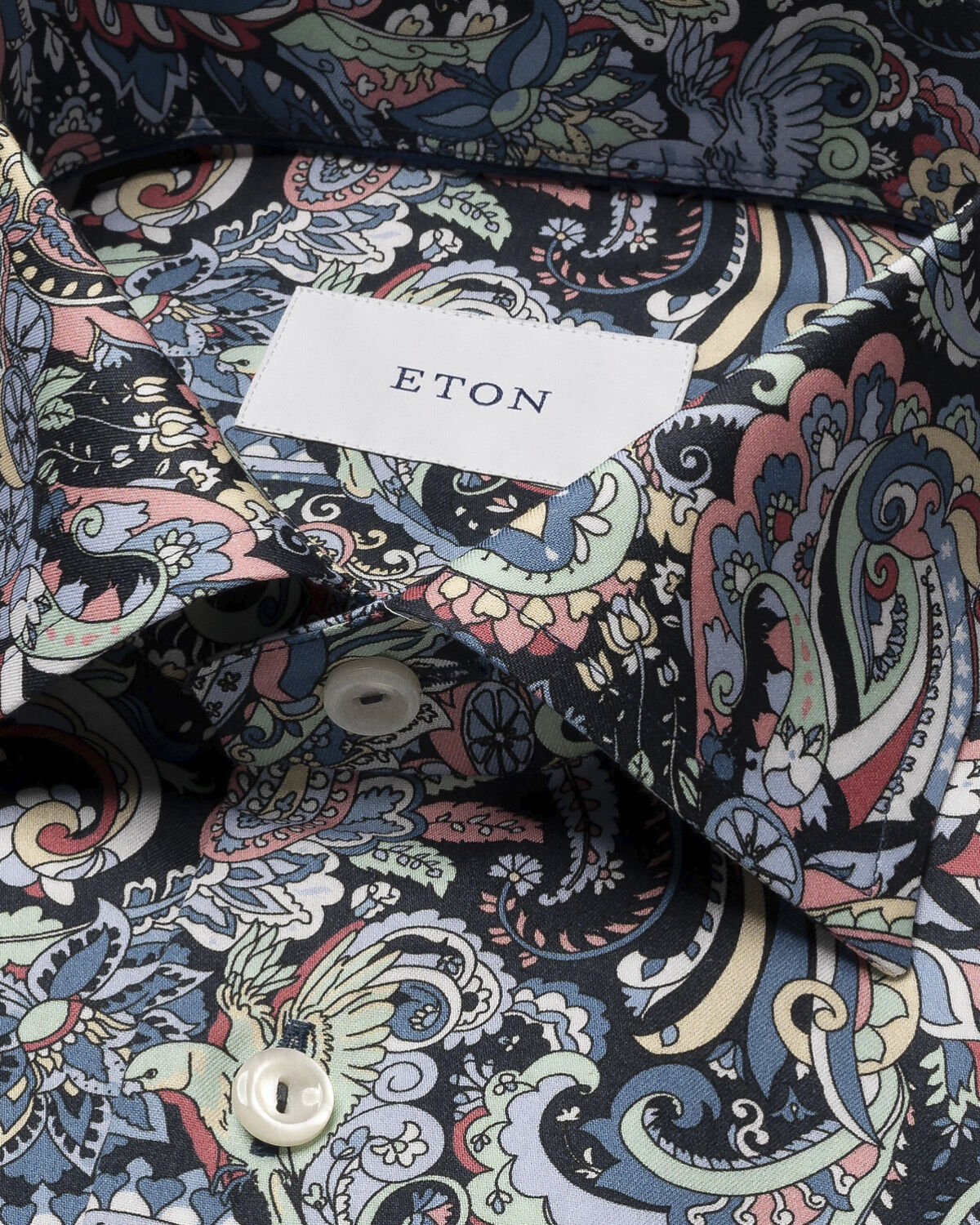 Contemporary Fit Multi Paisley Signature Twill Shirt