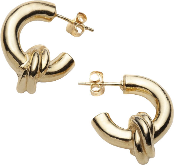 Knot Hoops Earrings