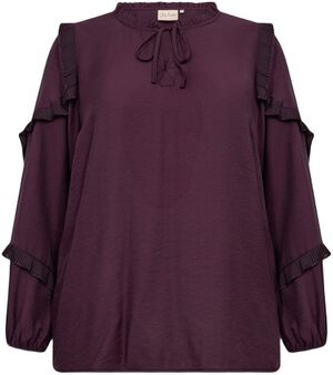 Curvy WA-SAFIA 1 Bluse Lilla