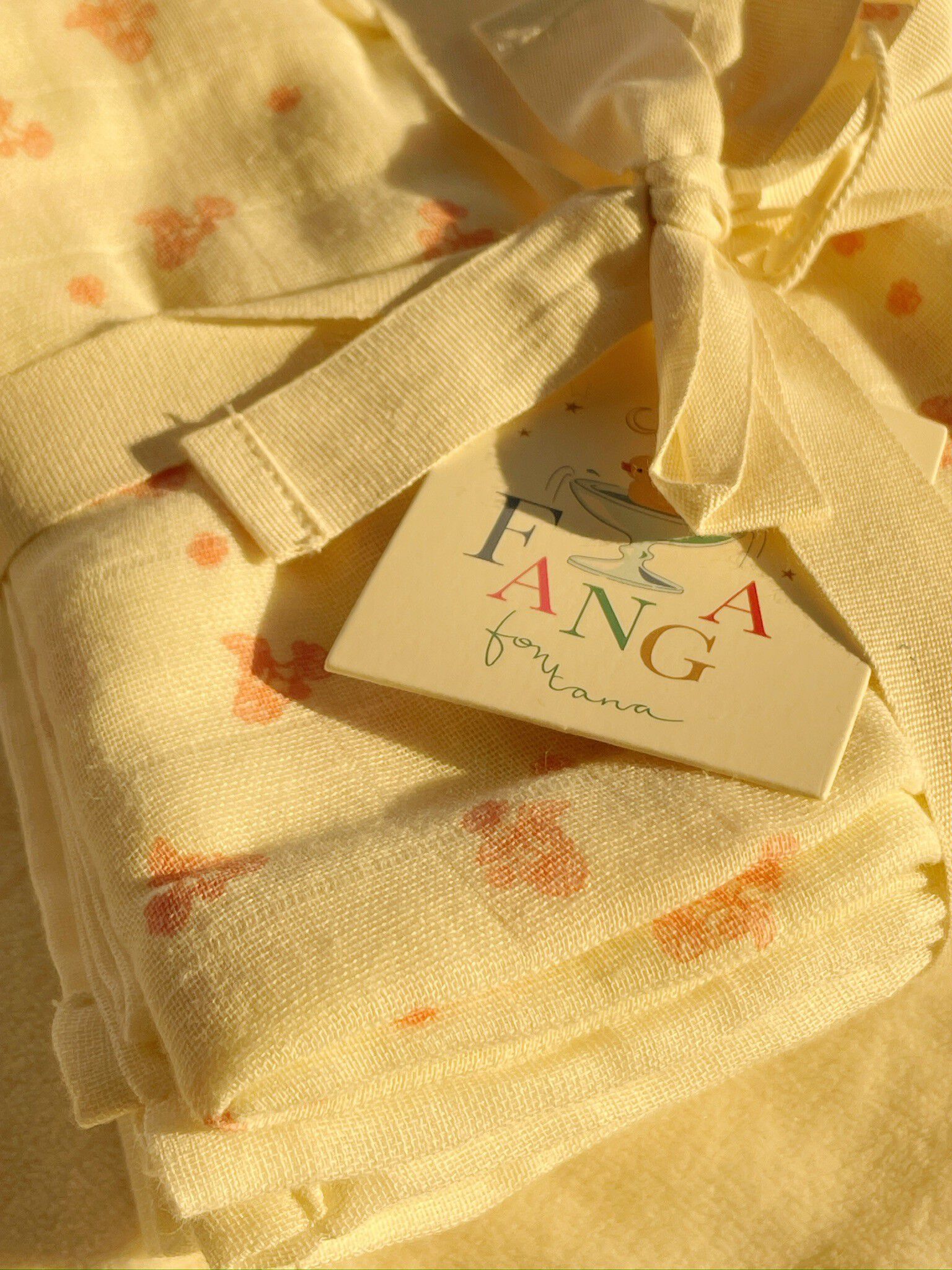 BELLINI 3 PACK MUSLIN CLOTH GOTS