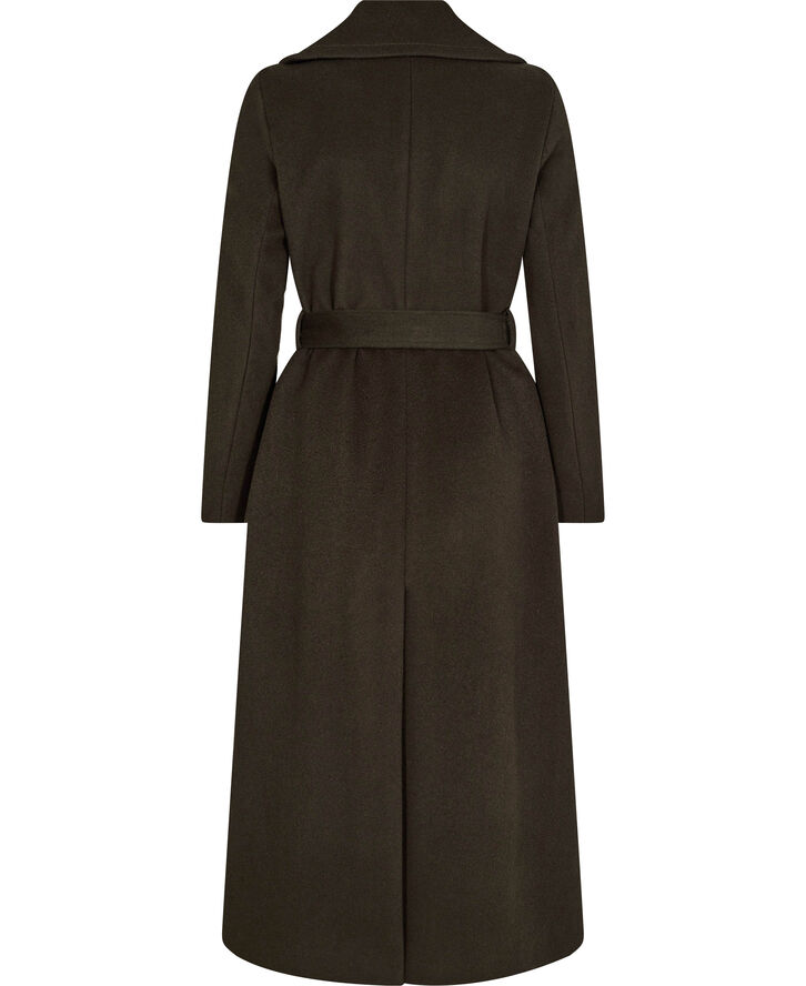 Cashmere Blend Coat - Clareta Belt Long